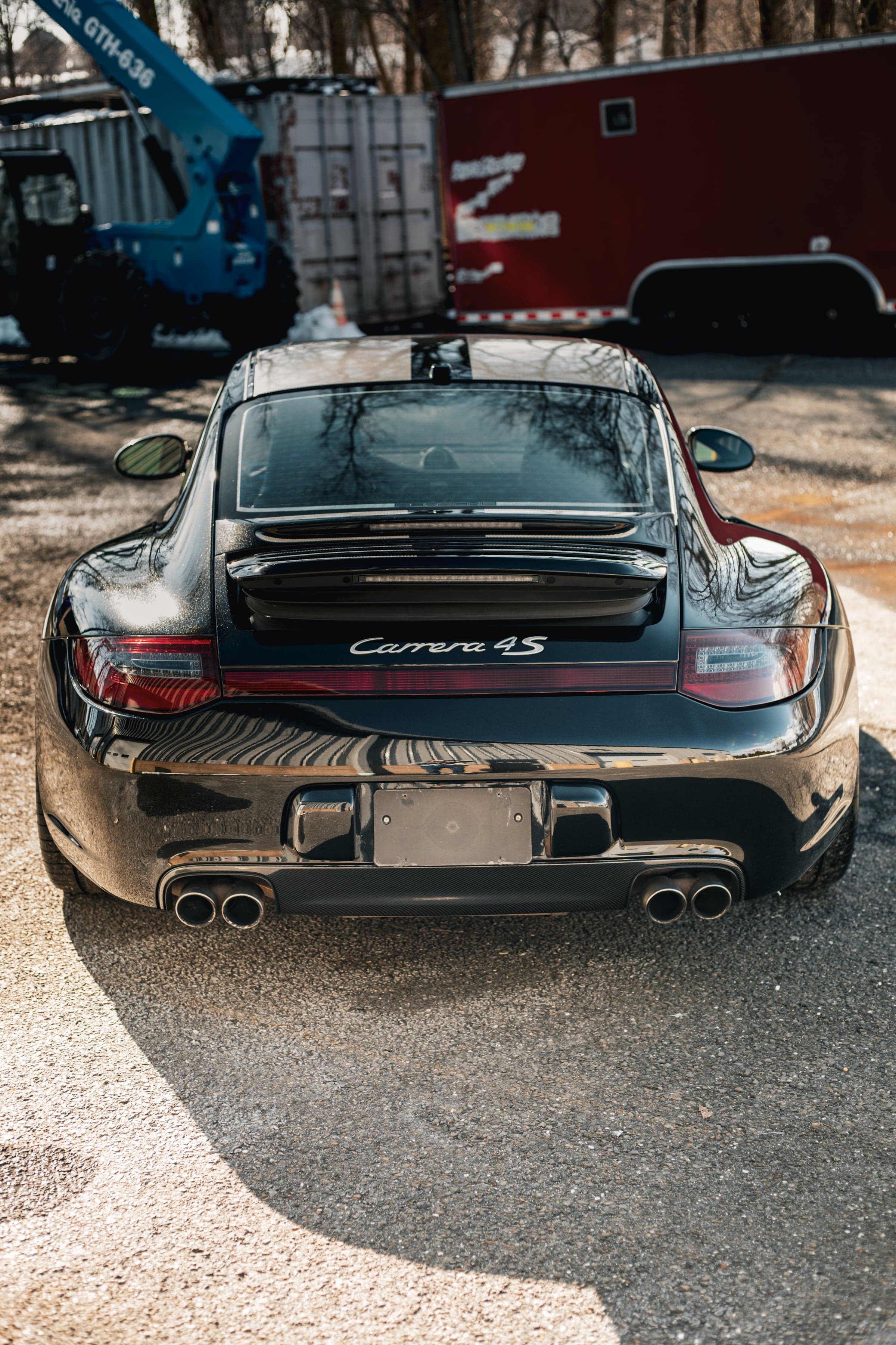 Gloss Carbon Fiber on Porsche 911, one-ppf