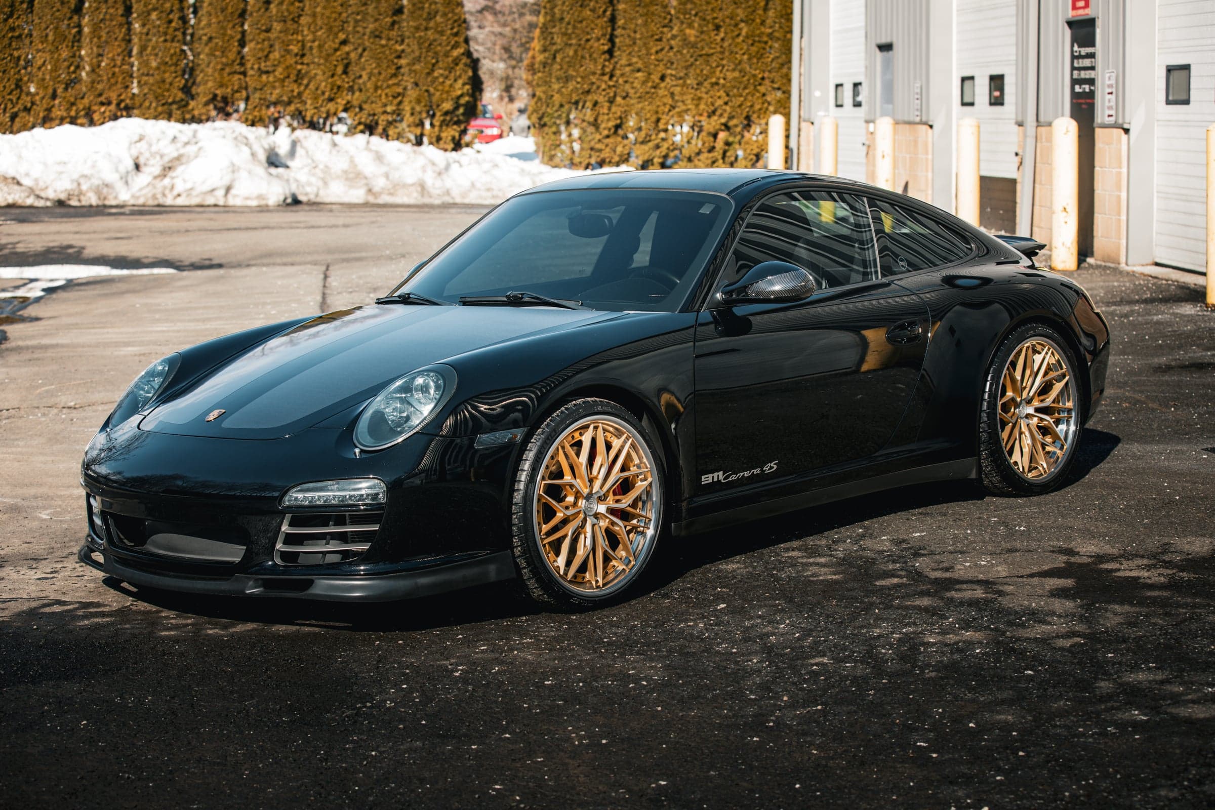 Gloss Carbon Fiber on Porsche 911, one-ppf