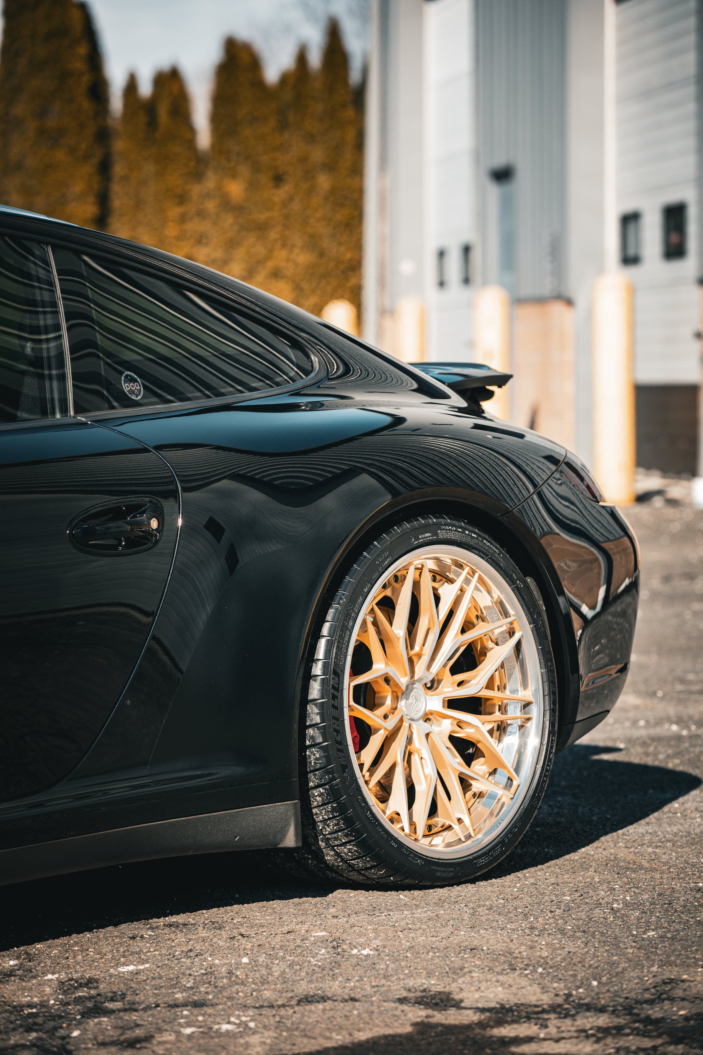 Gloss Carbon Fiber on Porsche 911, one-ppf