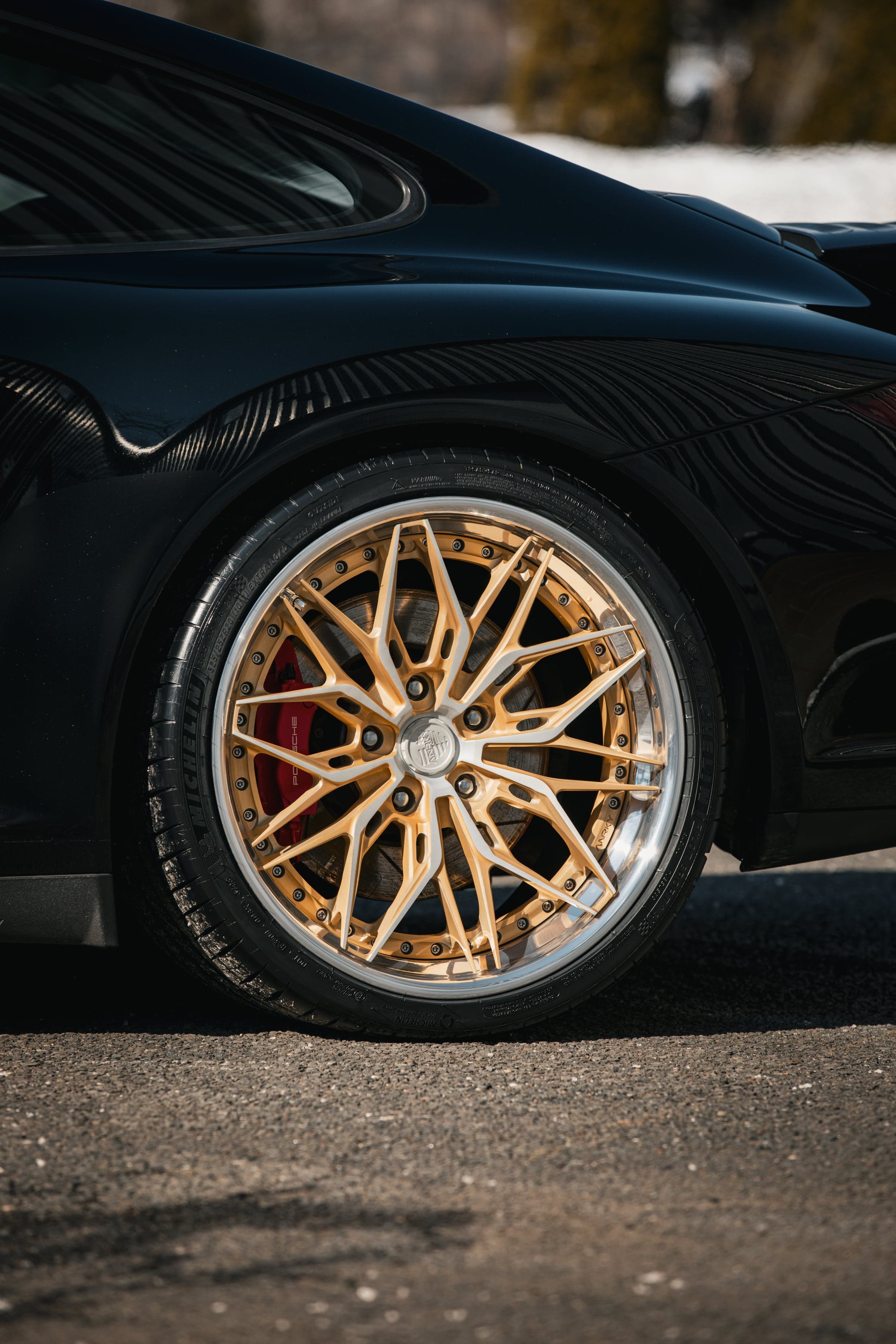 Gloss Carbon Fiber on Porsche 911, one-ppf