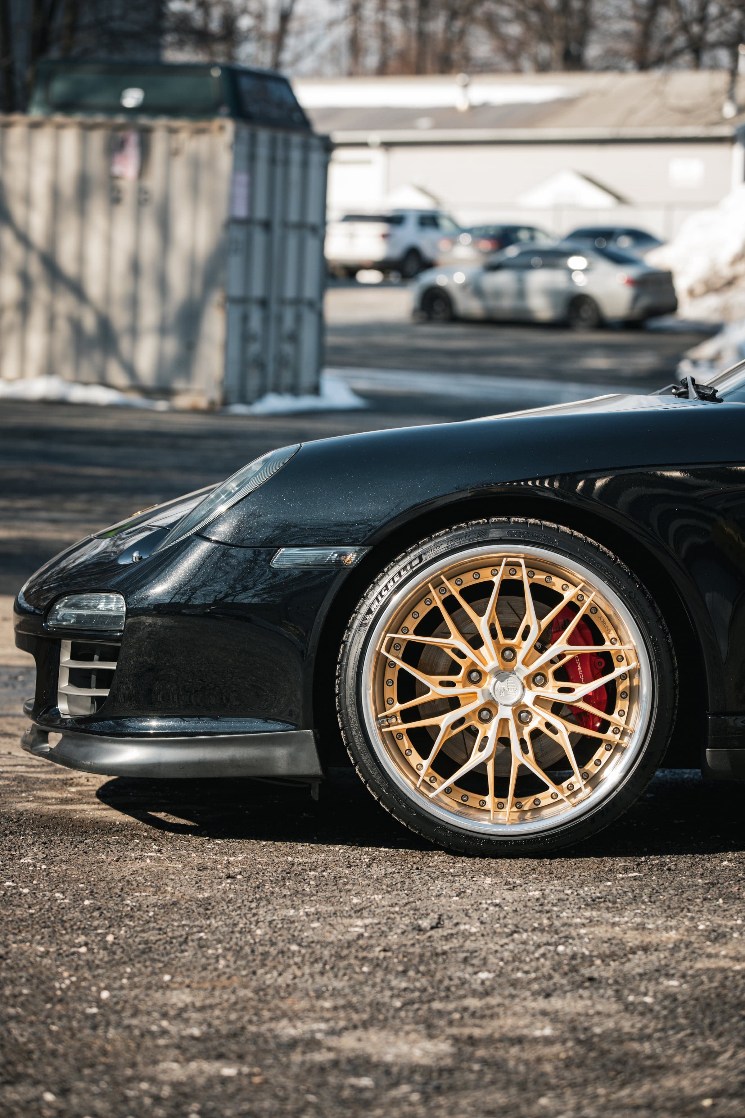 Gloss Carbon Fiber on Porsche 911, one-ppf