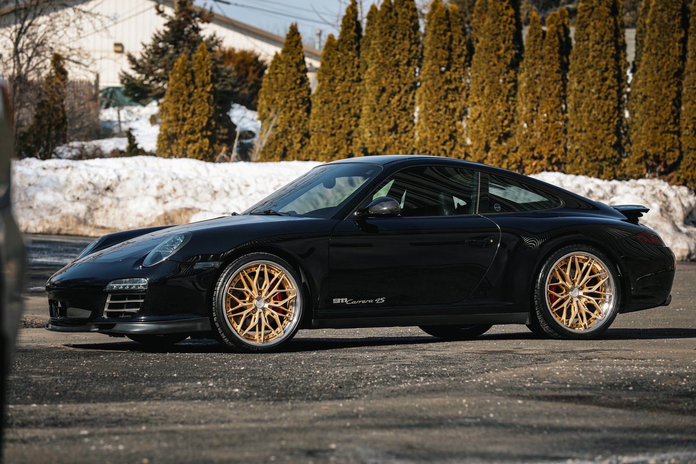 Gloss Carbon Fiber on Porsche 911, one-ppf
