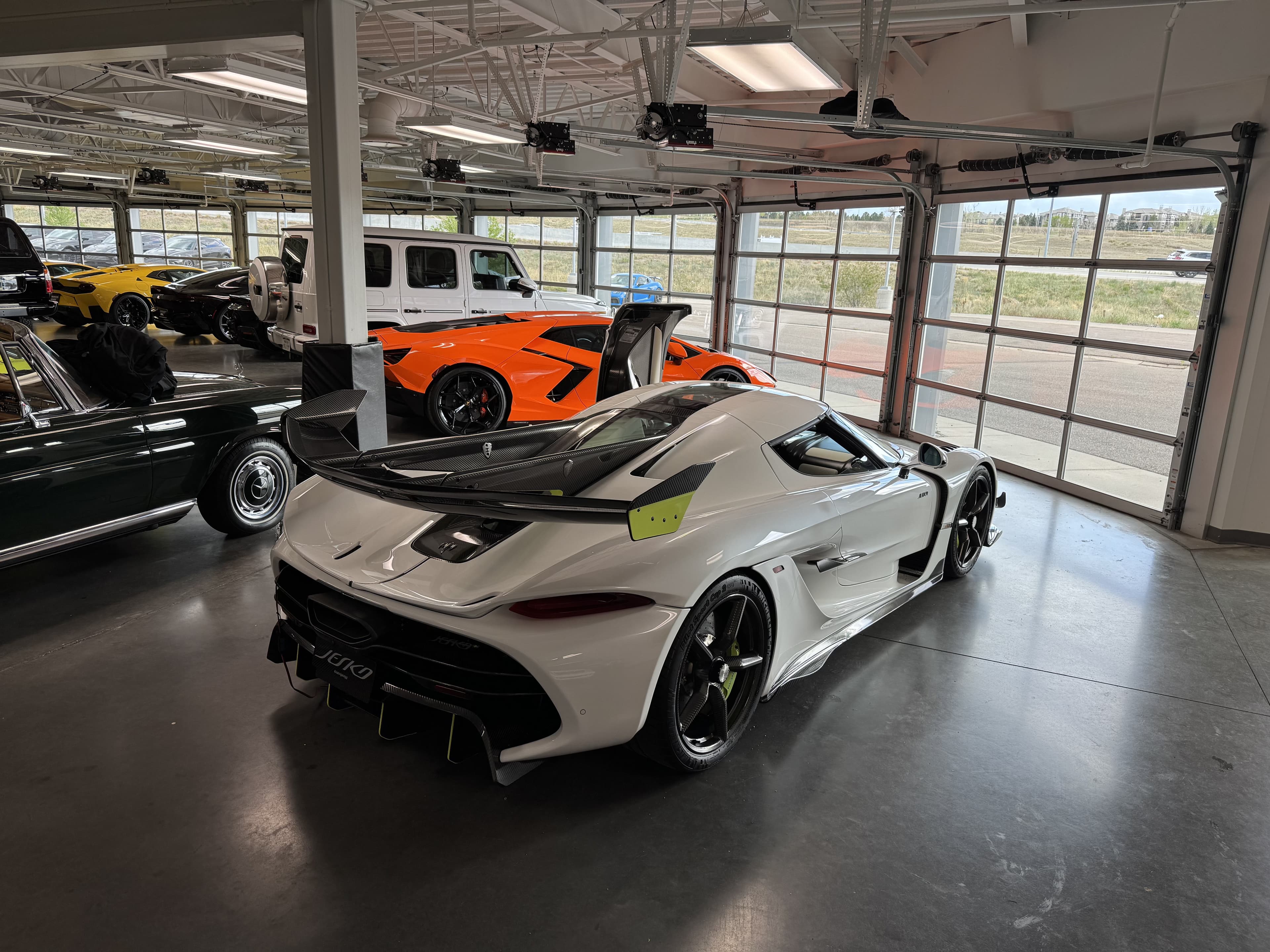 Fluorescent Yellow Color PPF install at Advanced Auto Glass, hero shot