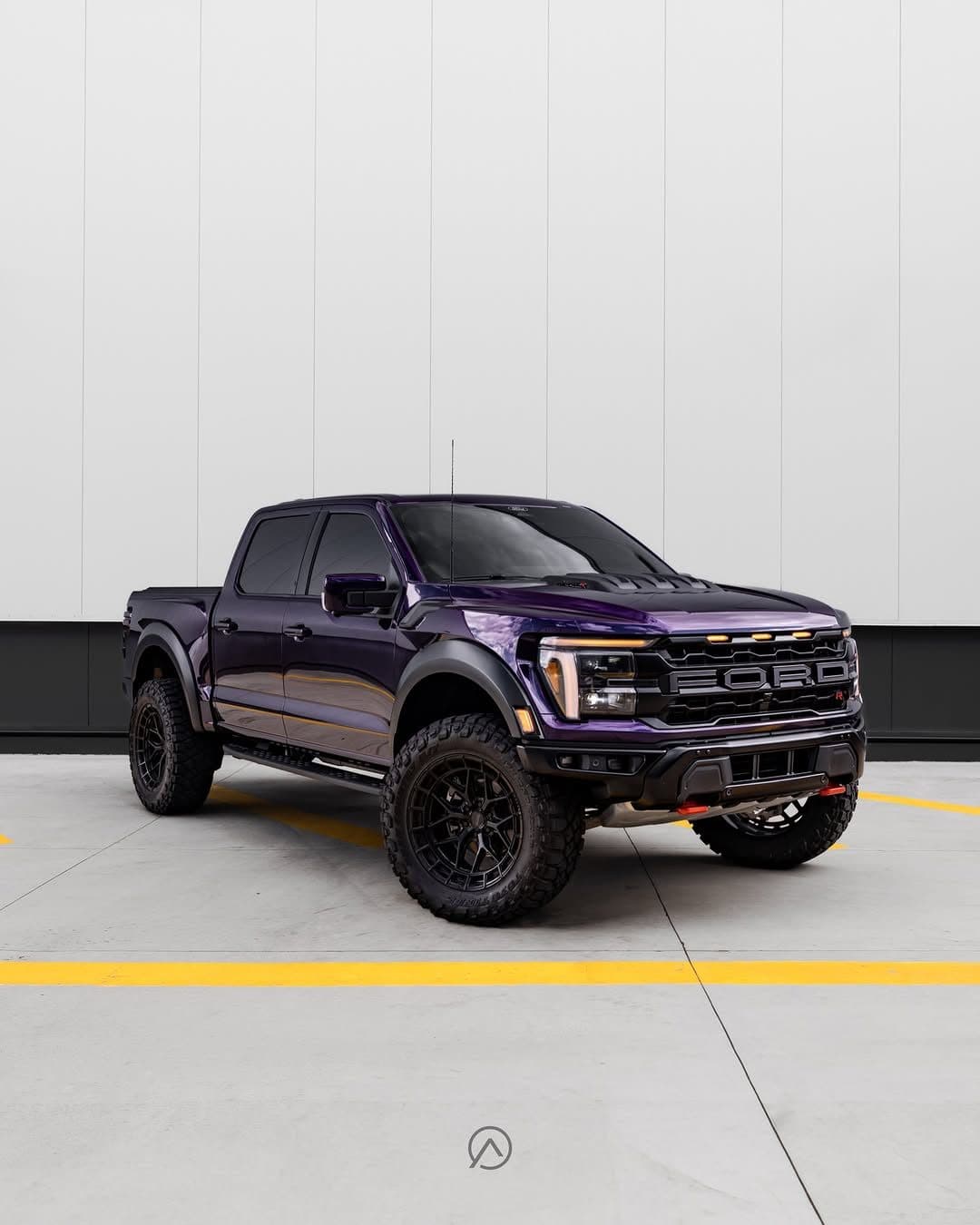 Nightshade Purple on a Ford F-150 Raptor R
