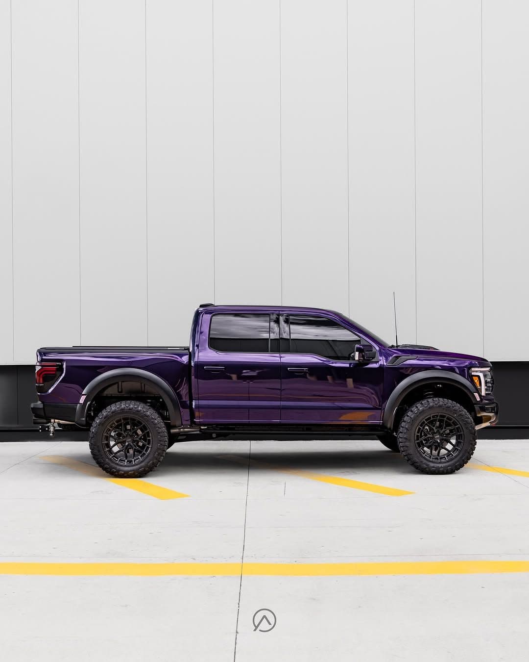 Nightshade Purple on Ford F-150 Raptor R, Advanced Auto Glass