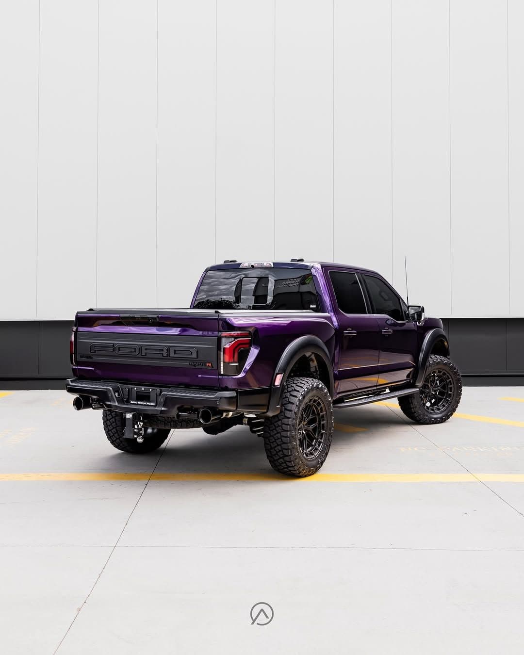 Nightshade Purple on Ford F-150 Raptor R, Advanced Auto Glass