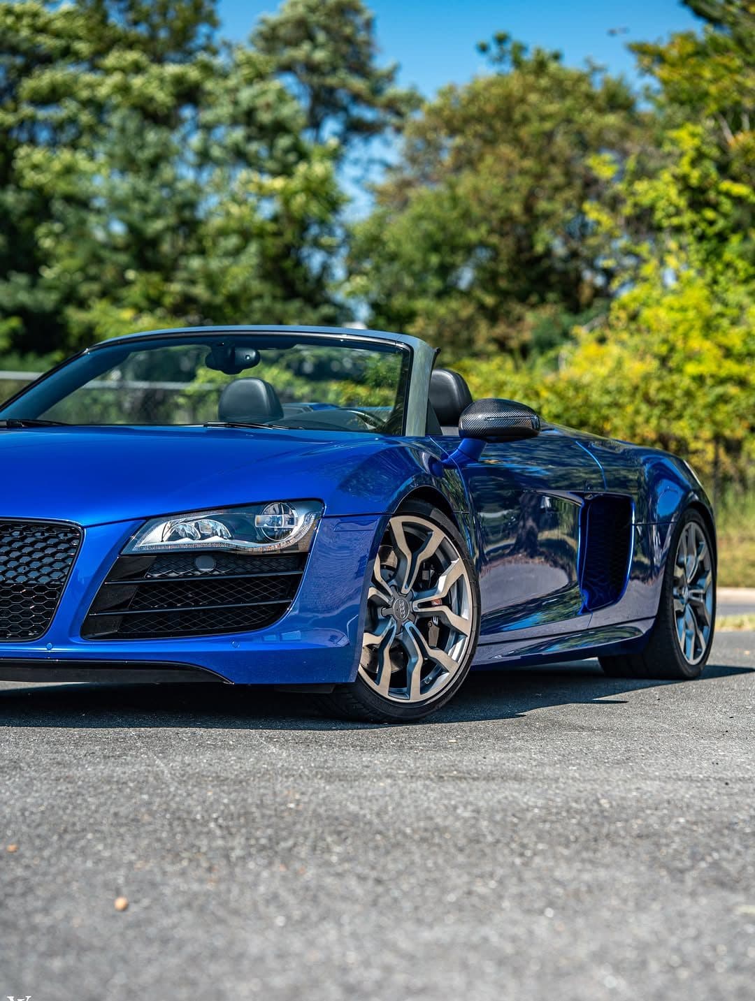 Sapphire Blue on Audi R8 Spyder, Capital Wrappers