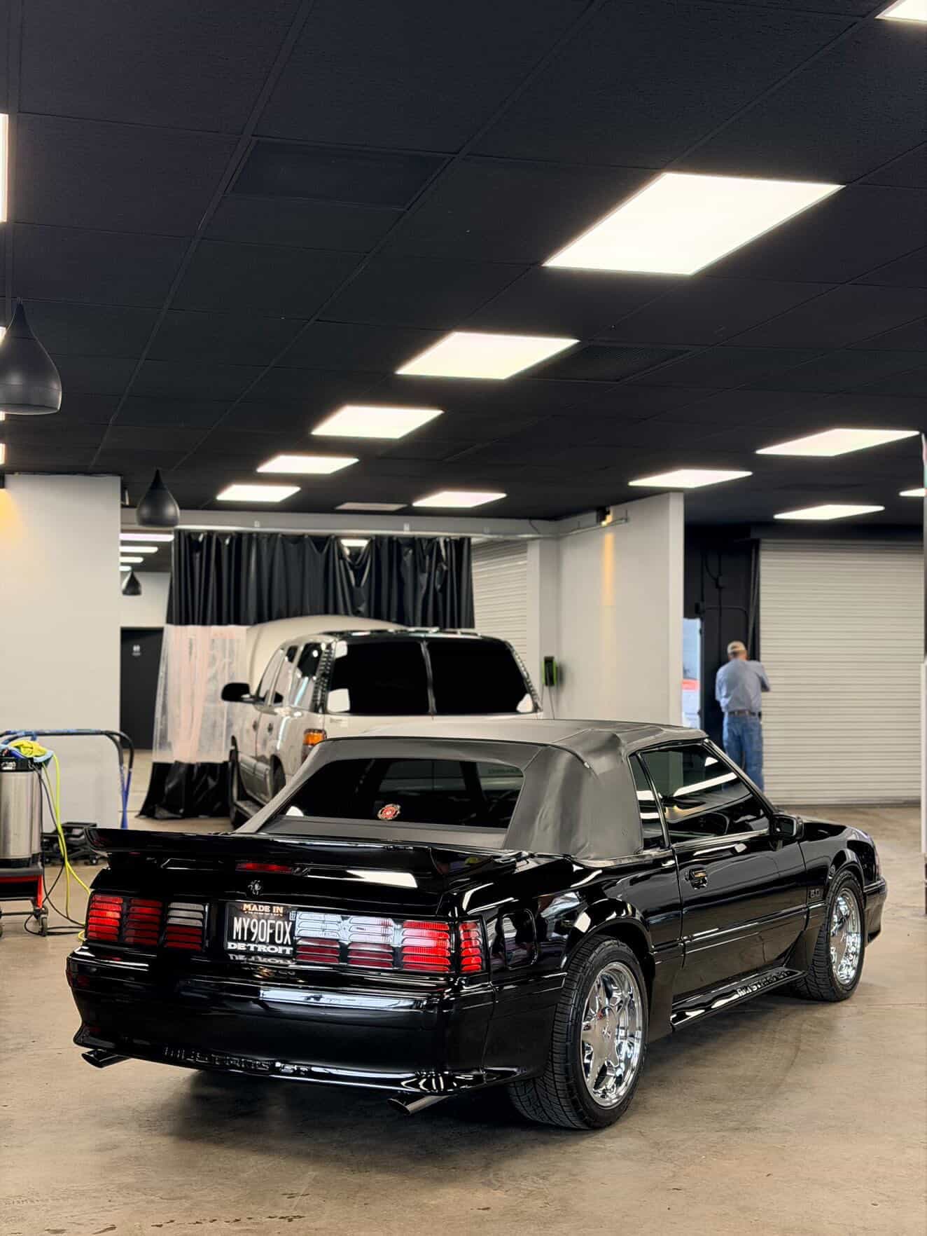 Gloss Perfect Black on Ford Mustang 5.0, CCD Auto Design