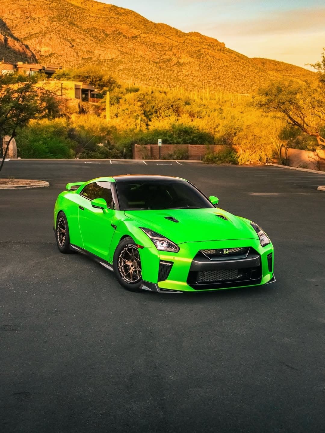 Metallic Screamin Green on Nissan GT-R, Clear Choice Designs