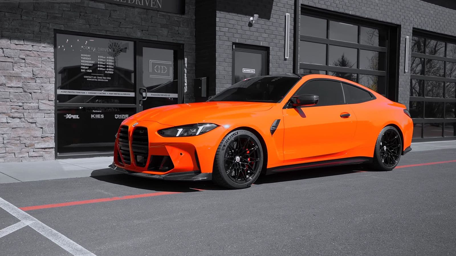 Lava Orange on BMW M4