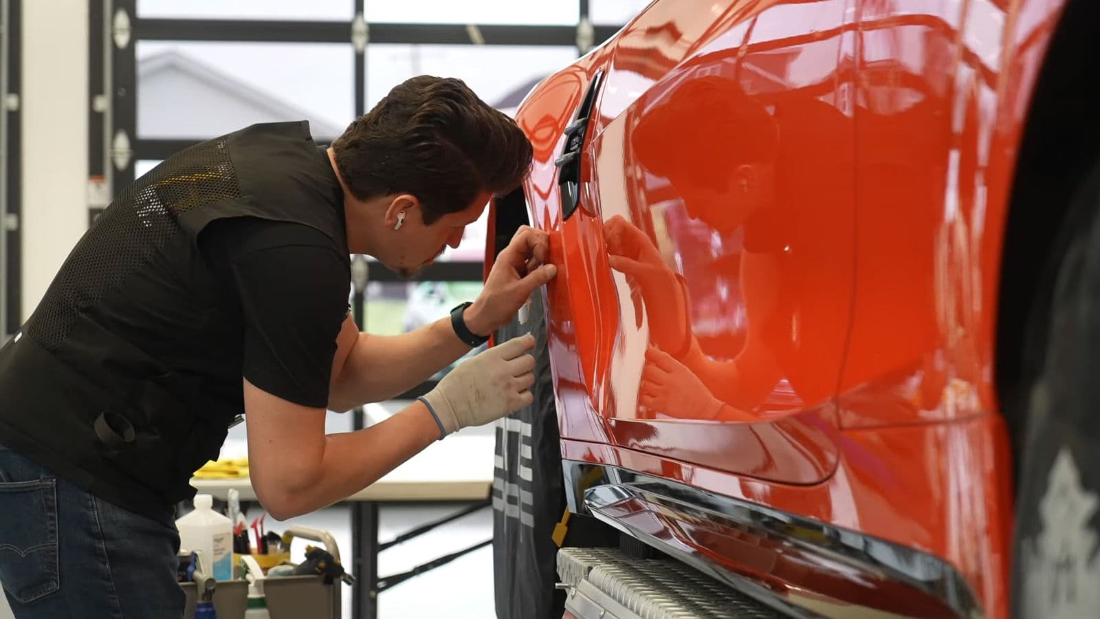 Deep Lava Orange on BMW M4, Detail Driven