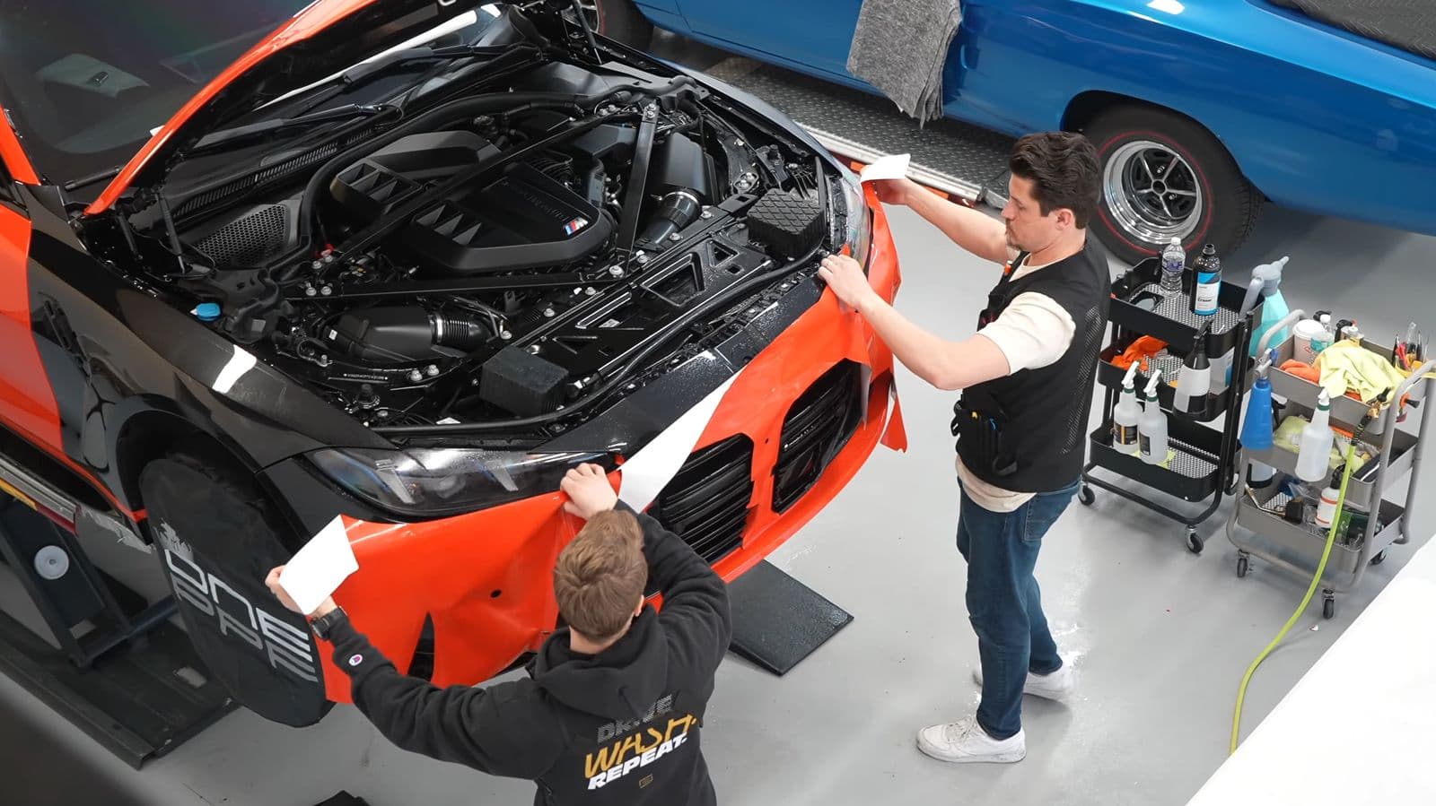 Deep Lava Orange on BMW M4, Detail Driven