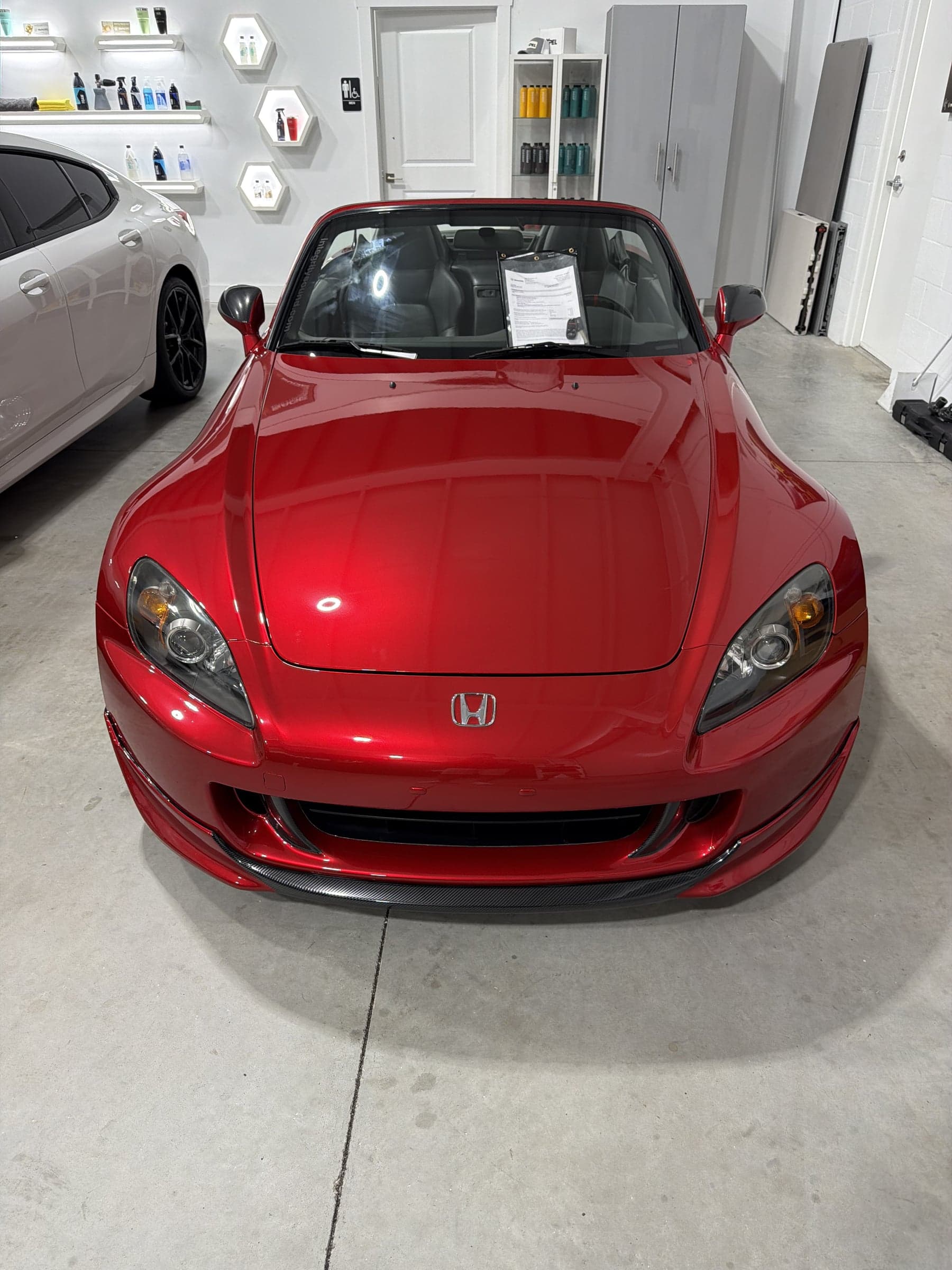 Liquid Cardinal Red on Honda S2000, Sage Auto Studios