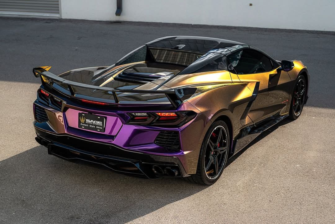 Majestic Unicorn on Chevrolet Corvette C8, Sage Auto Studios