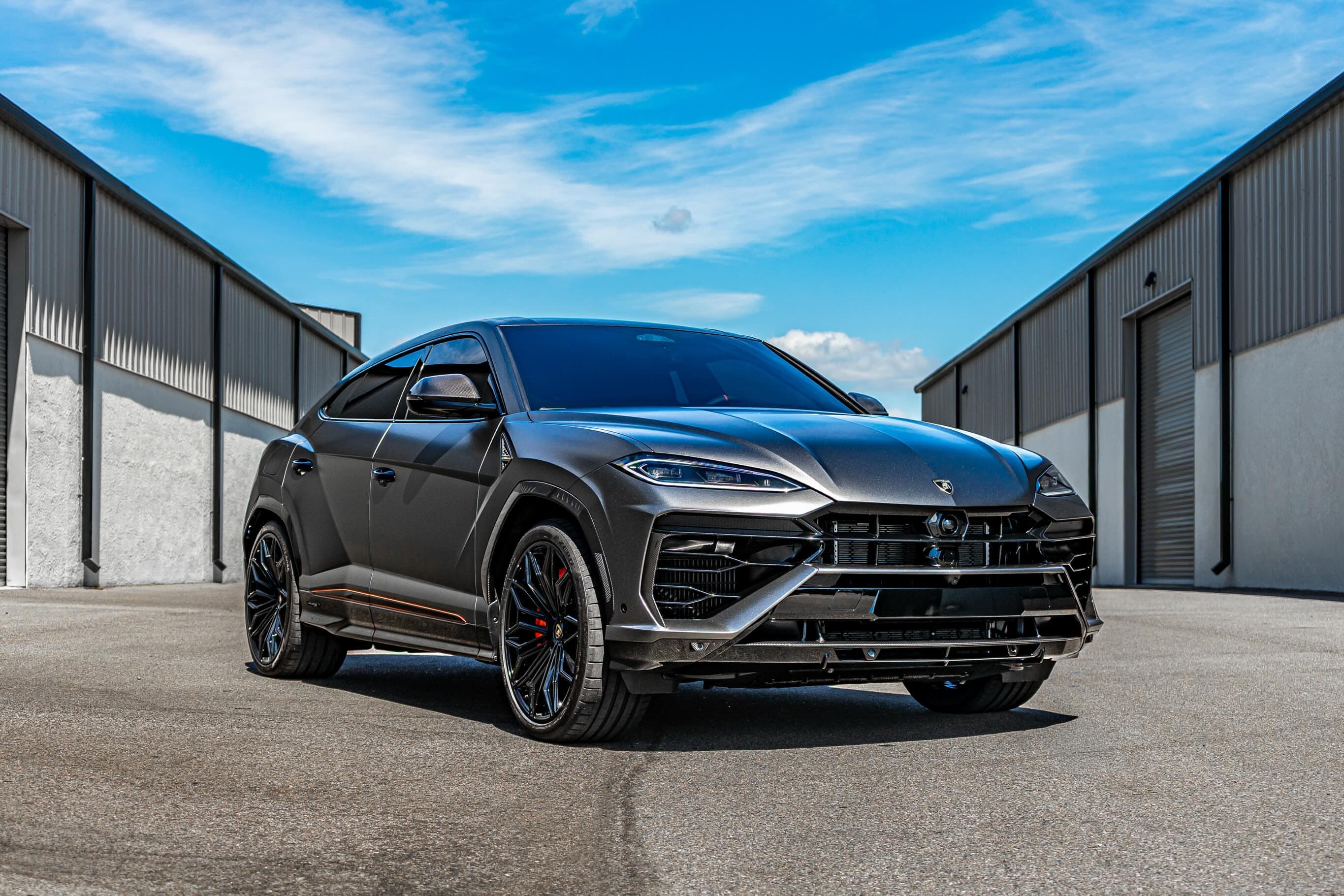 Satin Dark Gray on Lamborghini Urus, Sage Auto Studios