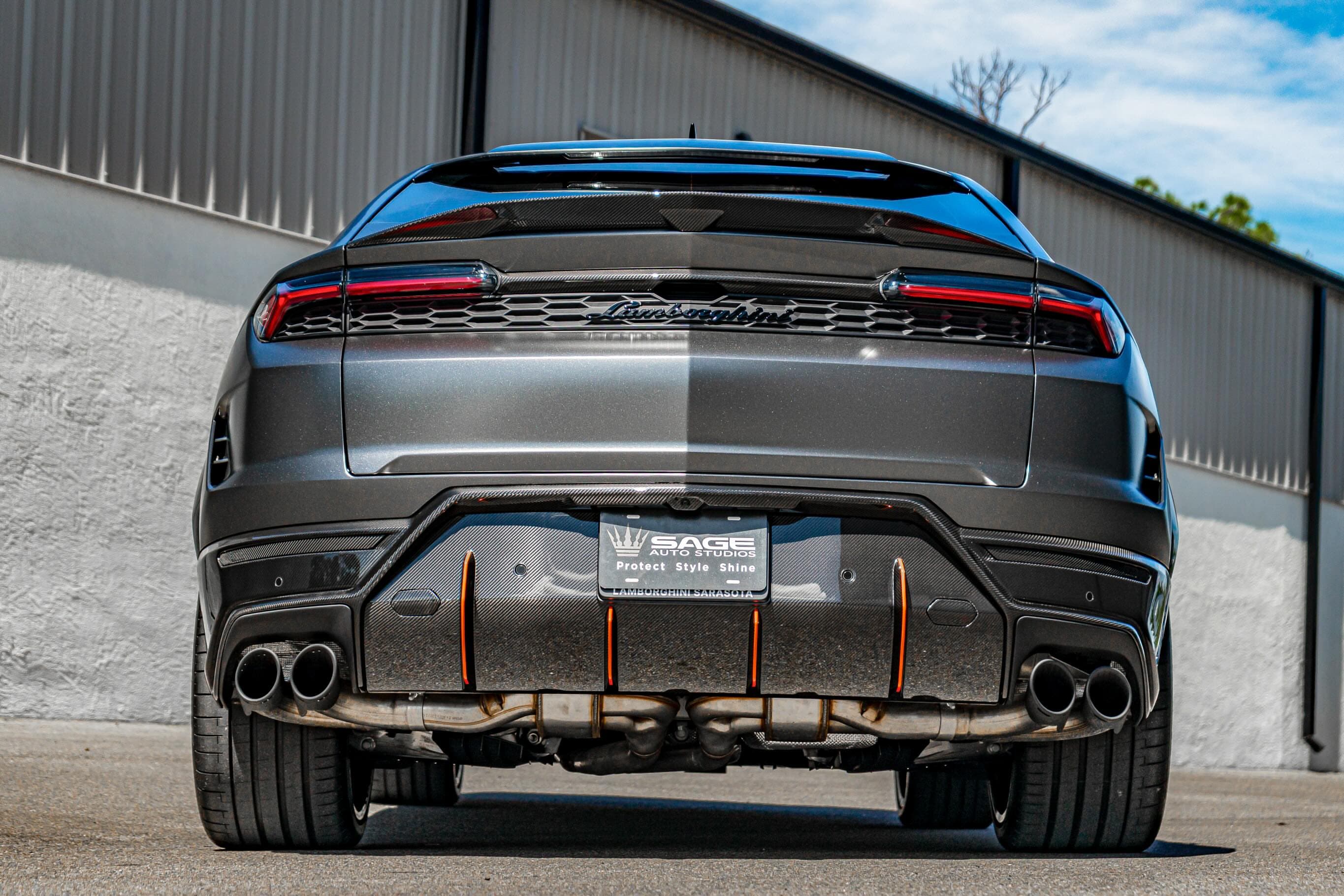 Satin Dark Gray on Lamborghini Urus, Sage Auto Studios