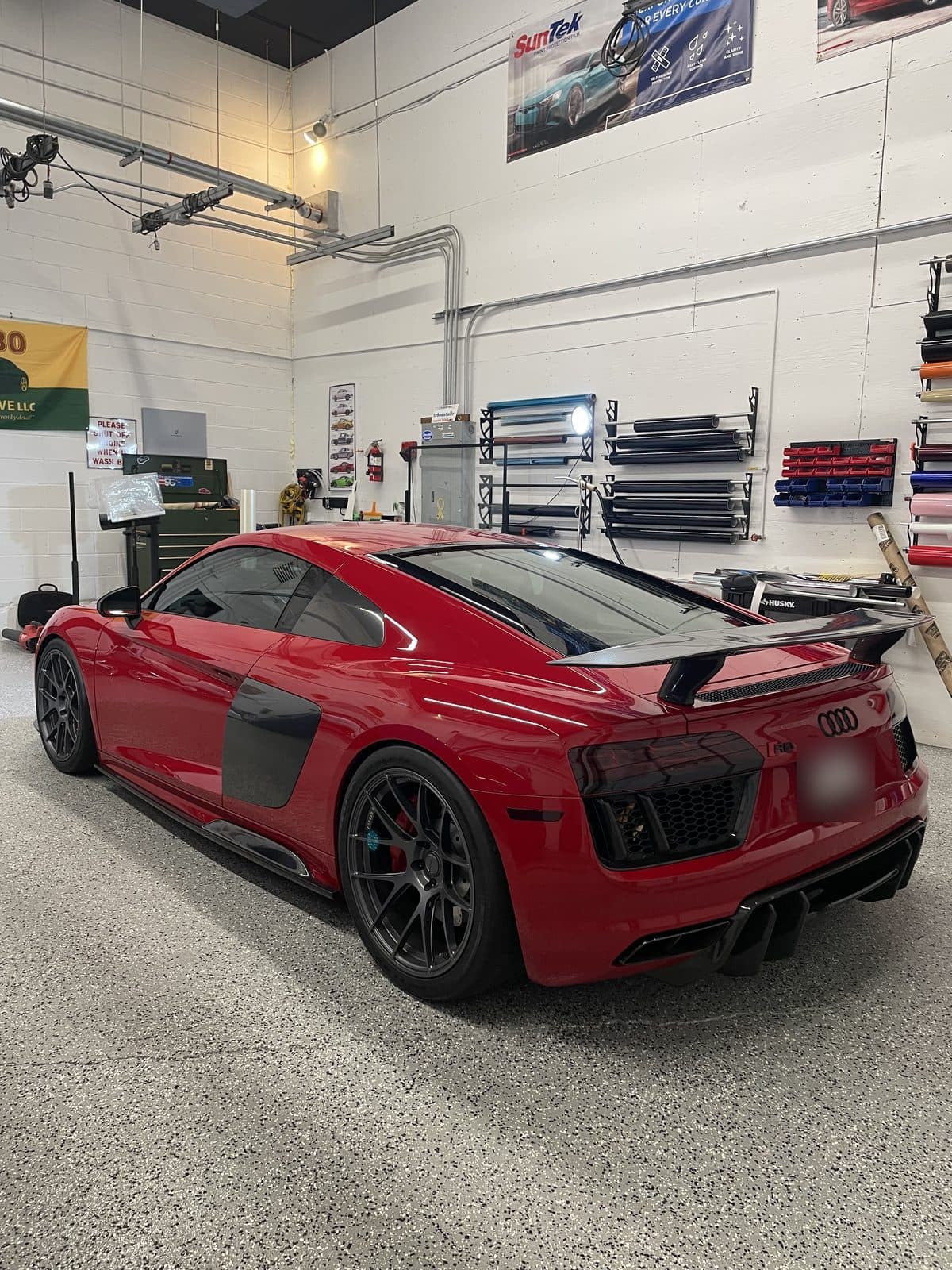Gloss Carbon Fiber on Audi R8, Turbo Automotive LLC