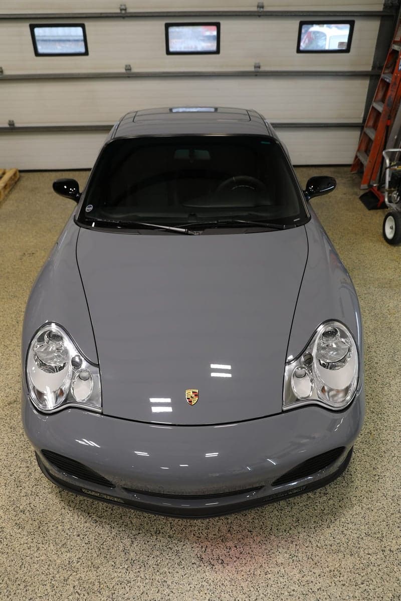 Elephant Gray on Porsche 911