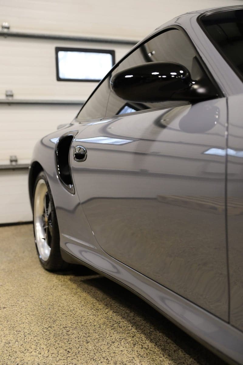 Elephant Gray on a Porsche 911