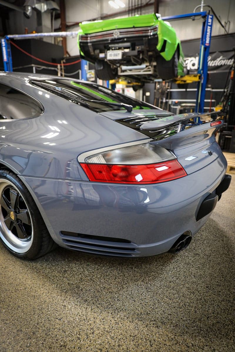 Elephant Gray on Porsche 911