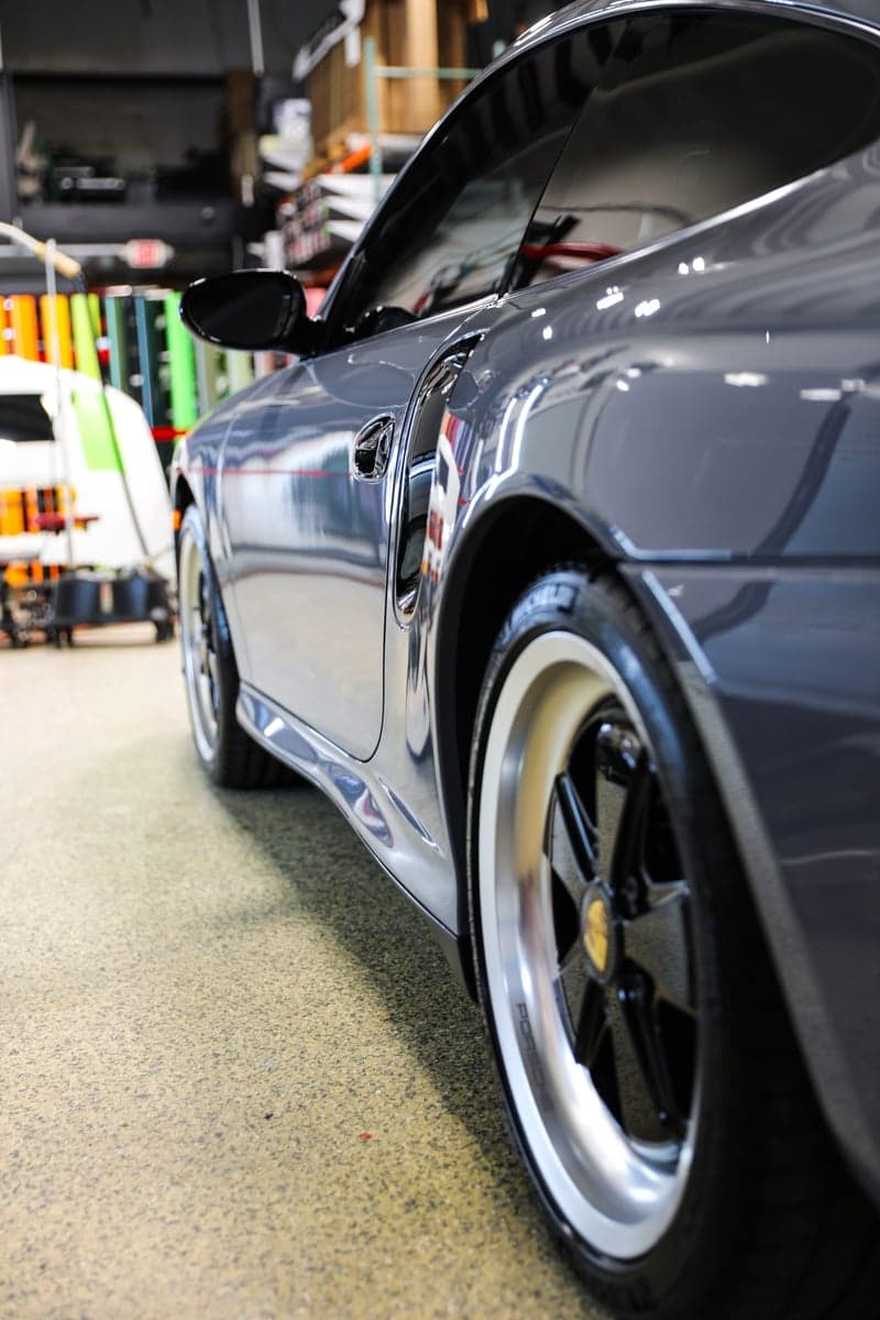Elephant Gray on Porsche 911