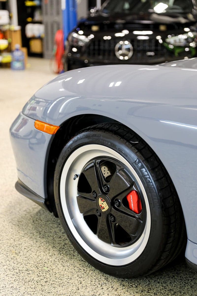 Elephant Gray on Porsche 911