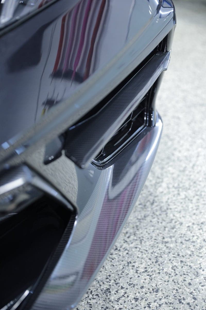 Gloss Carbon Fiber on a Chevrolet Corvette C8
