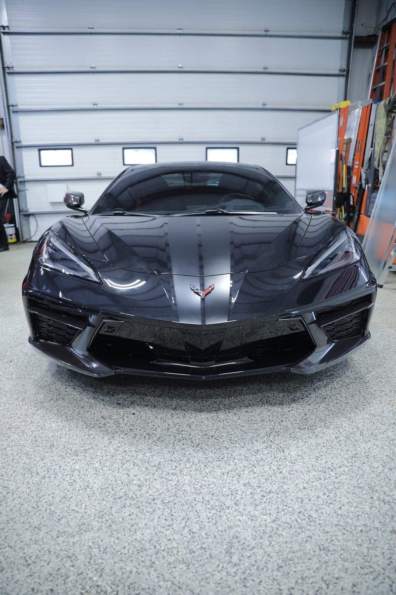 Gloss Carbon Fiber on Corvette C8
