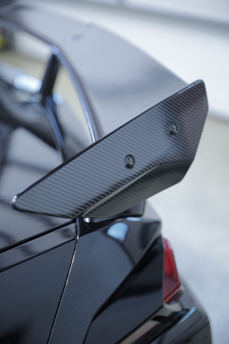 Gloss Carbon Fiber on a Chevrolet Corvette C8
