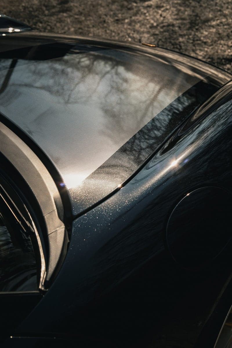 Metallic Black on Porsche