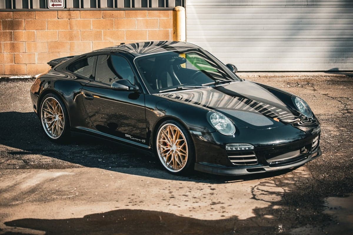 Metallic Gloss Black on Porsche