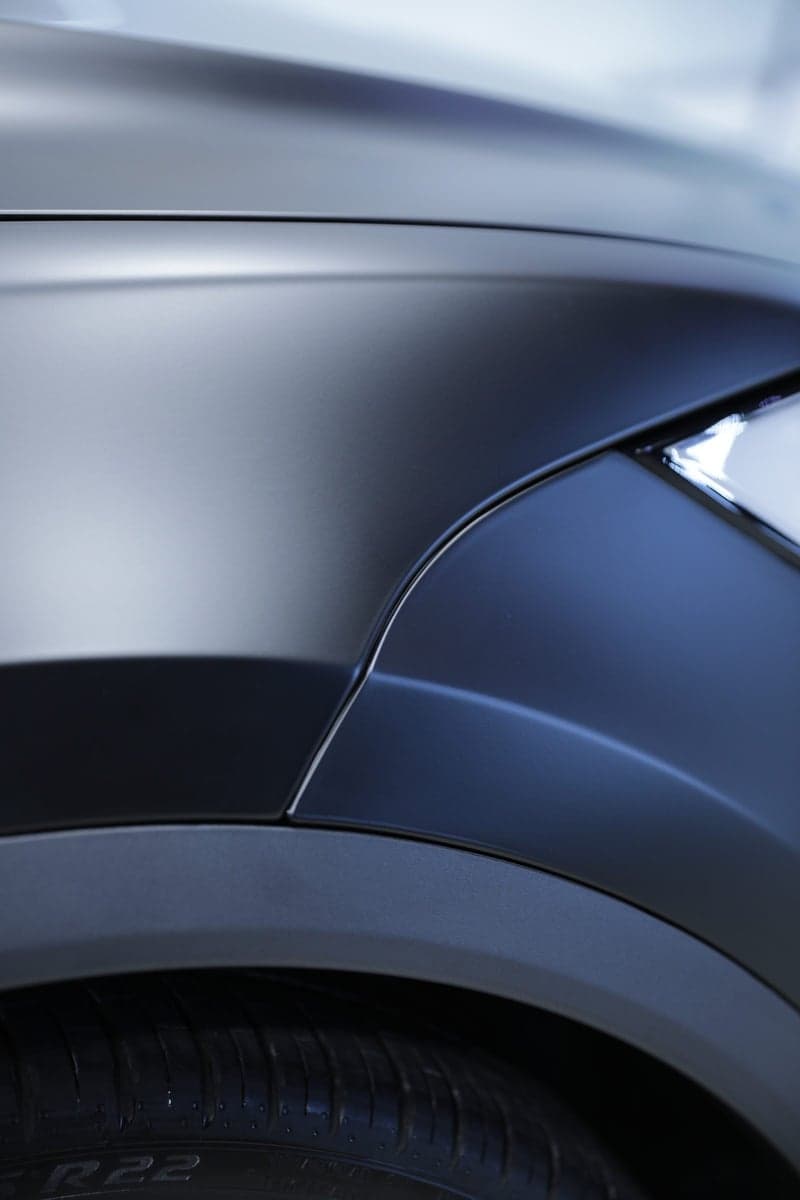 Satin Perfect Black on Tesla Model X