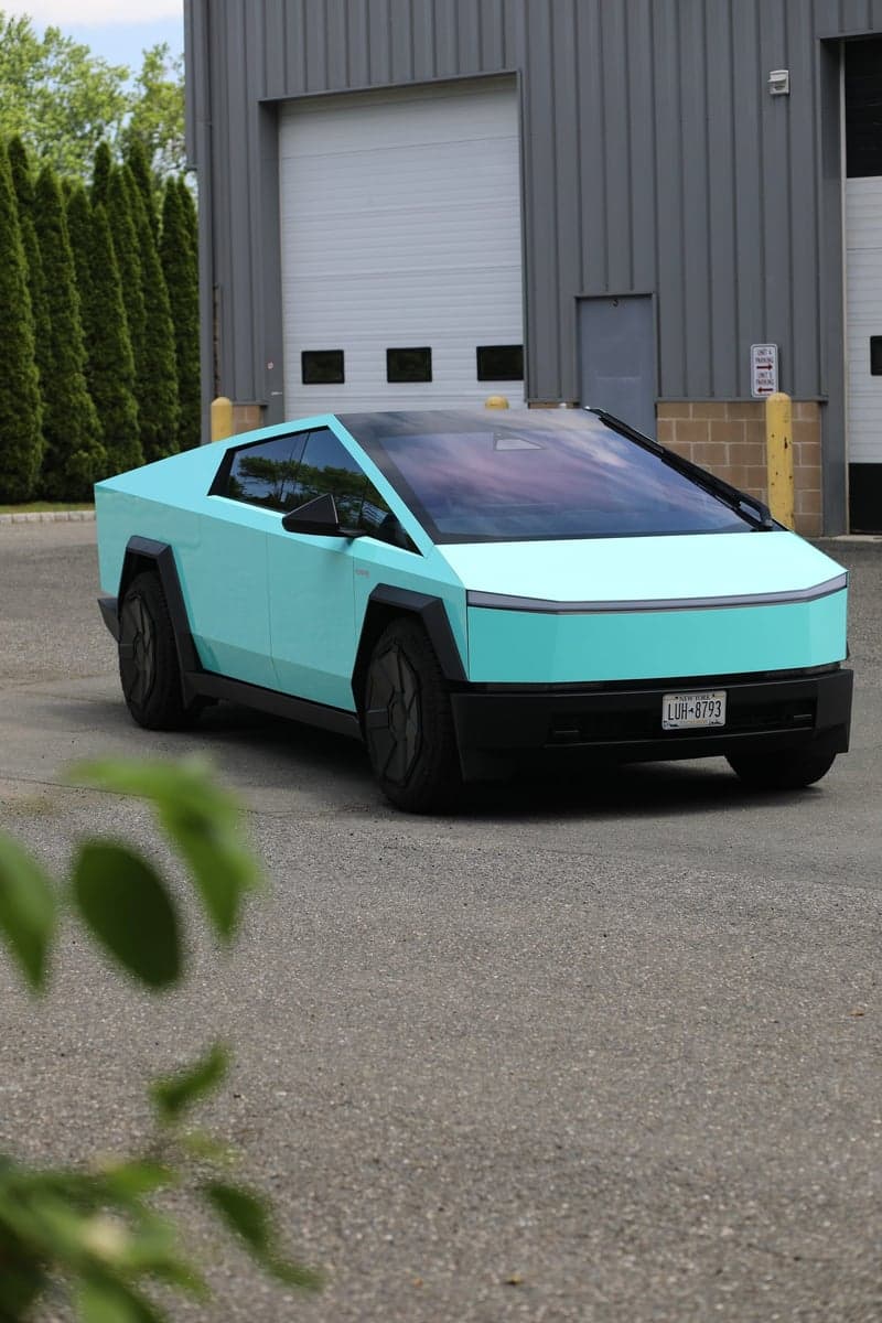 Tiff Blue on Tesla Cybertruck