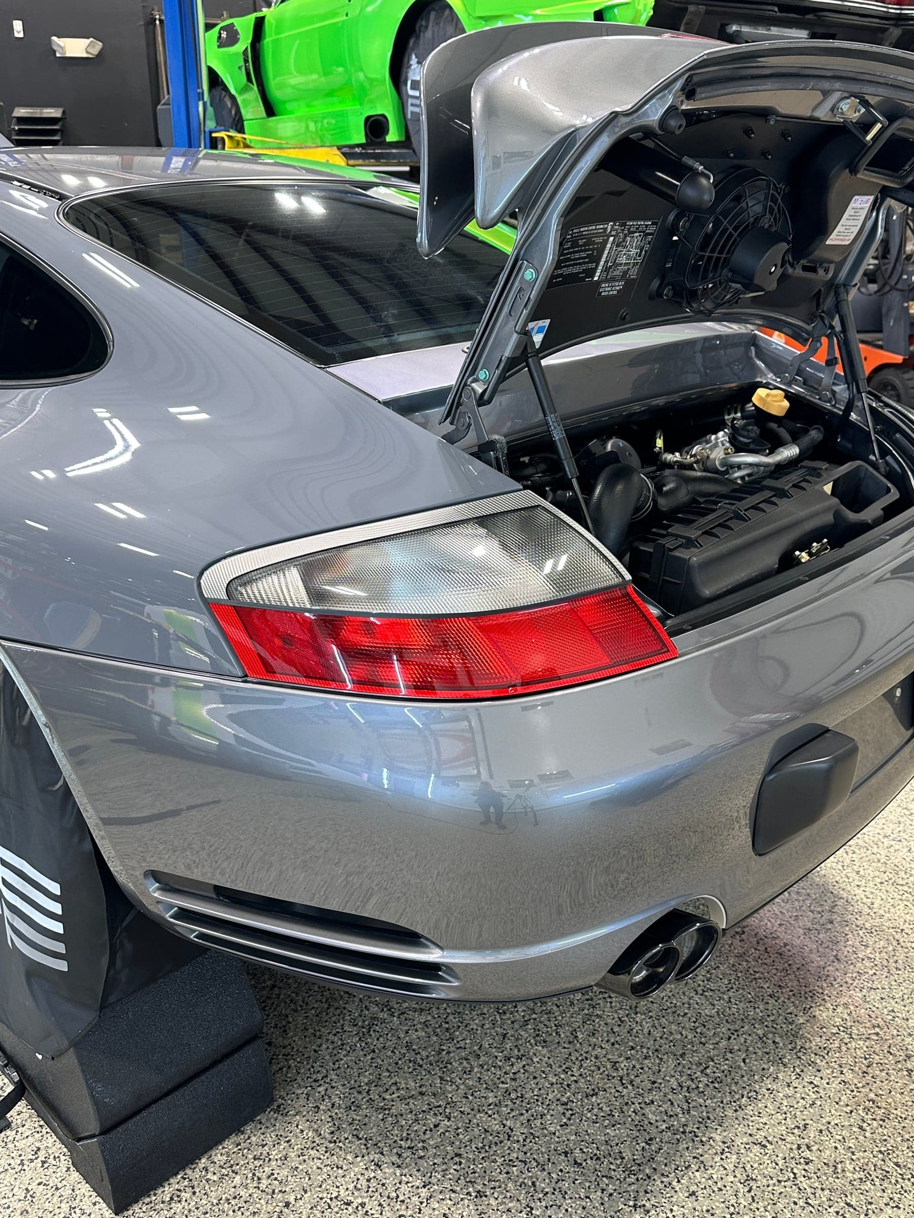 Stock headlight, no protection film applied