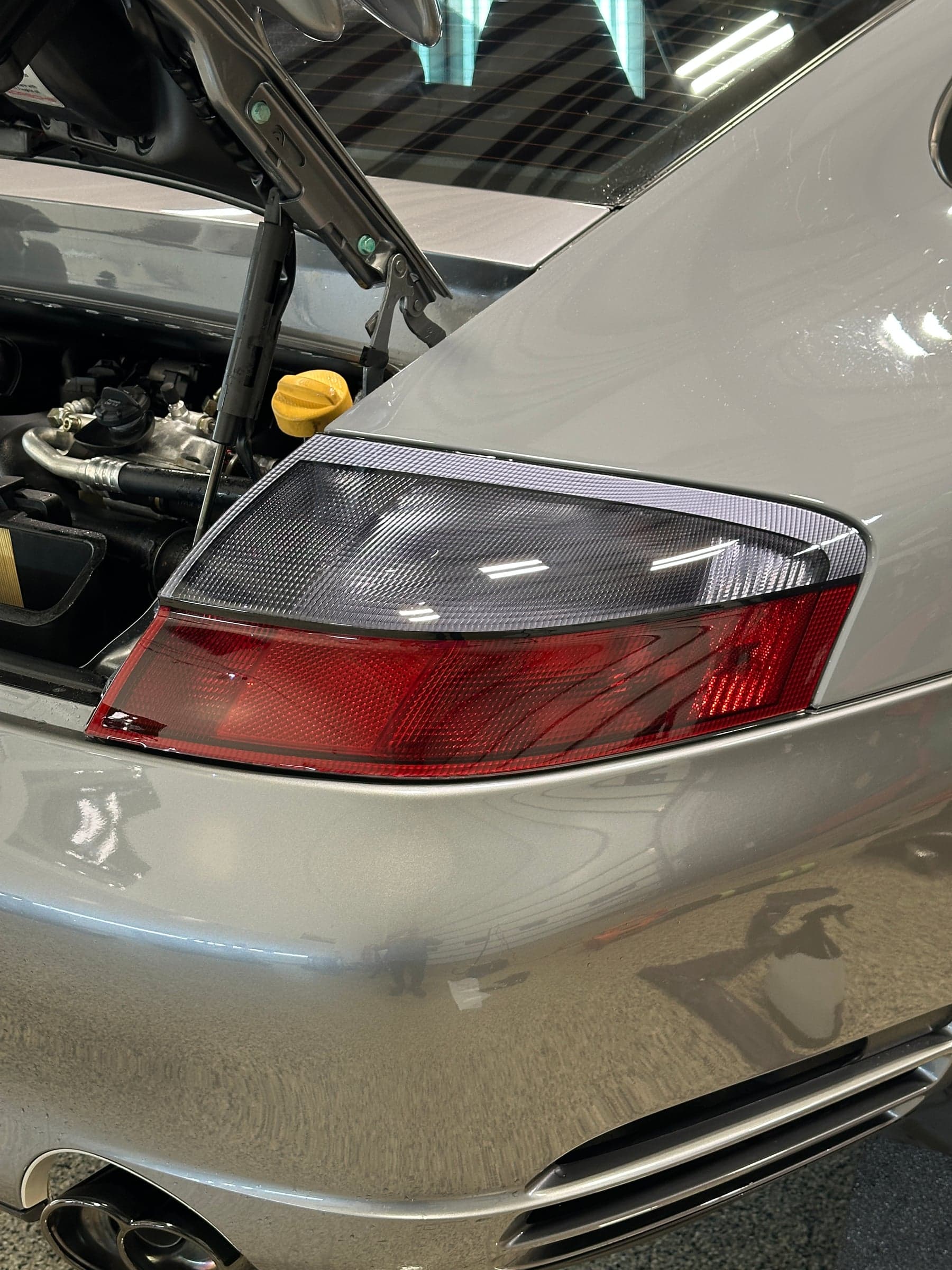 ONE PPF Light Smoke headlight protection film install