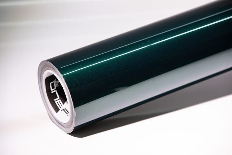 Metallic Jungle Green color PPF film