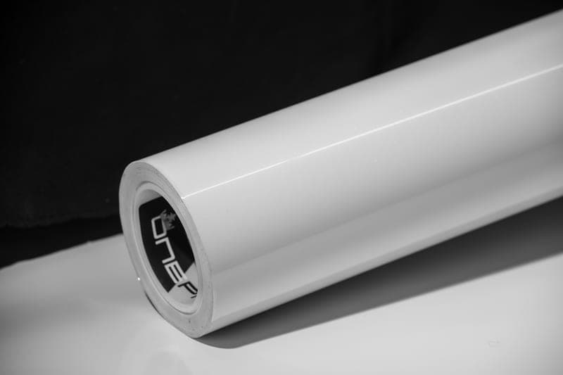 Metallic White roll photo