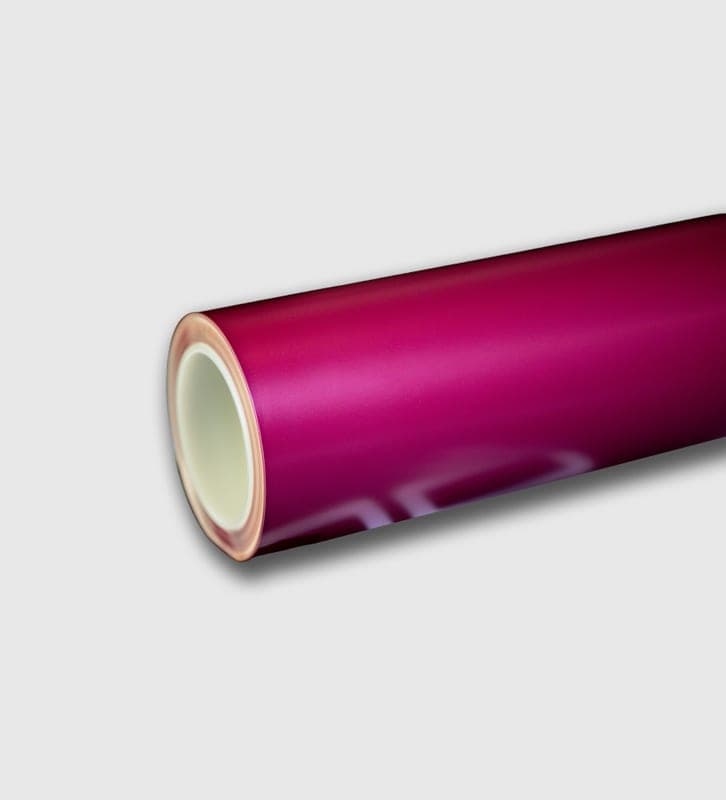 Satin Metallic Wildberry roll photo