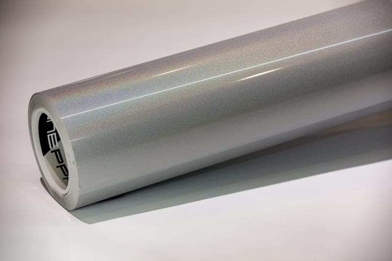 White Holographic roll photo